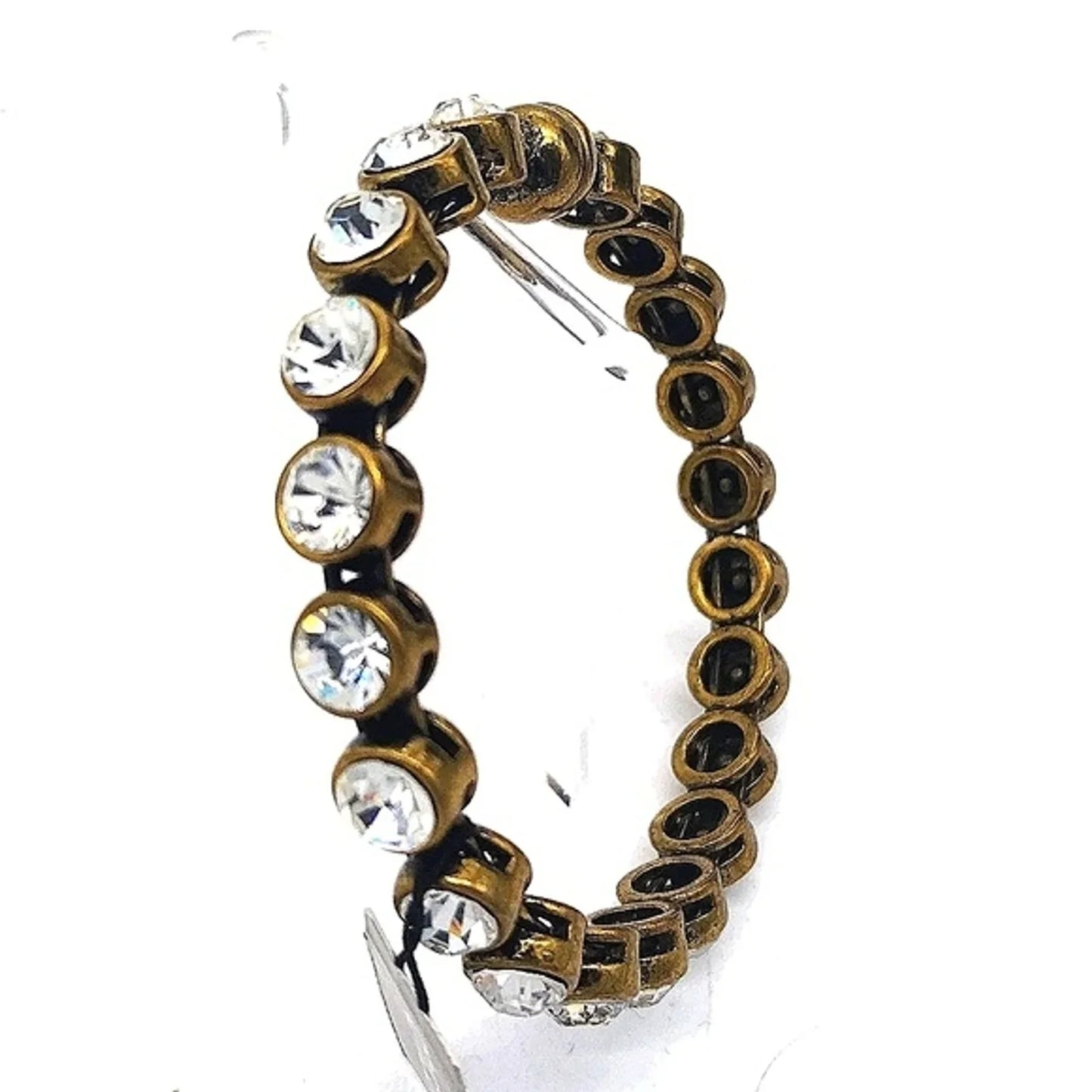 $40 Chicos CZ Cubic Zirconia Rasa Bangle Bracelets NWT