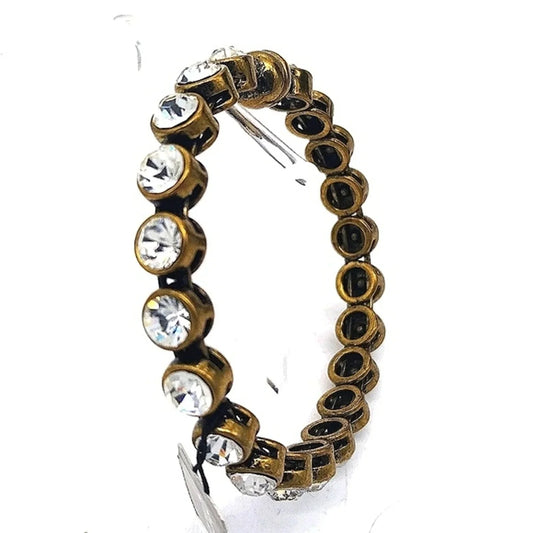 $40 Chicos CZ Cubic Zirconia Rasa Bangle Bracelets NWT