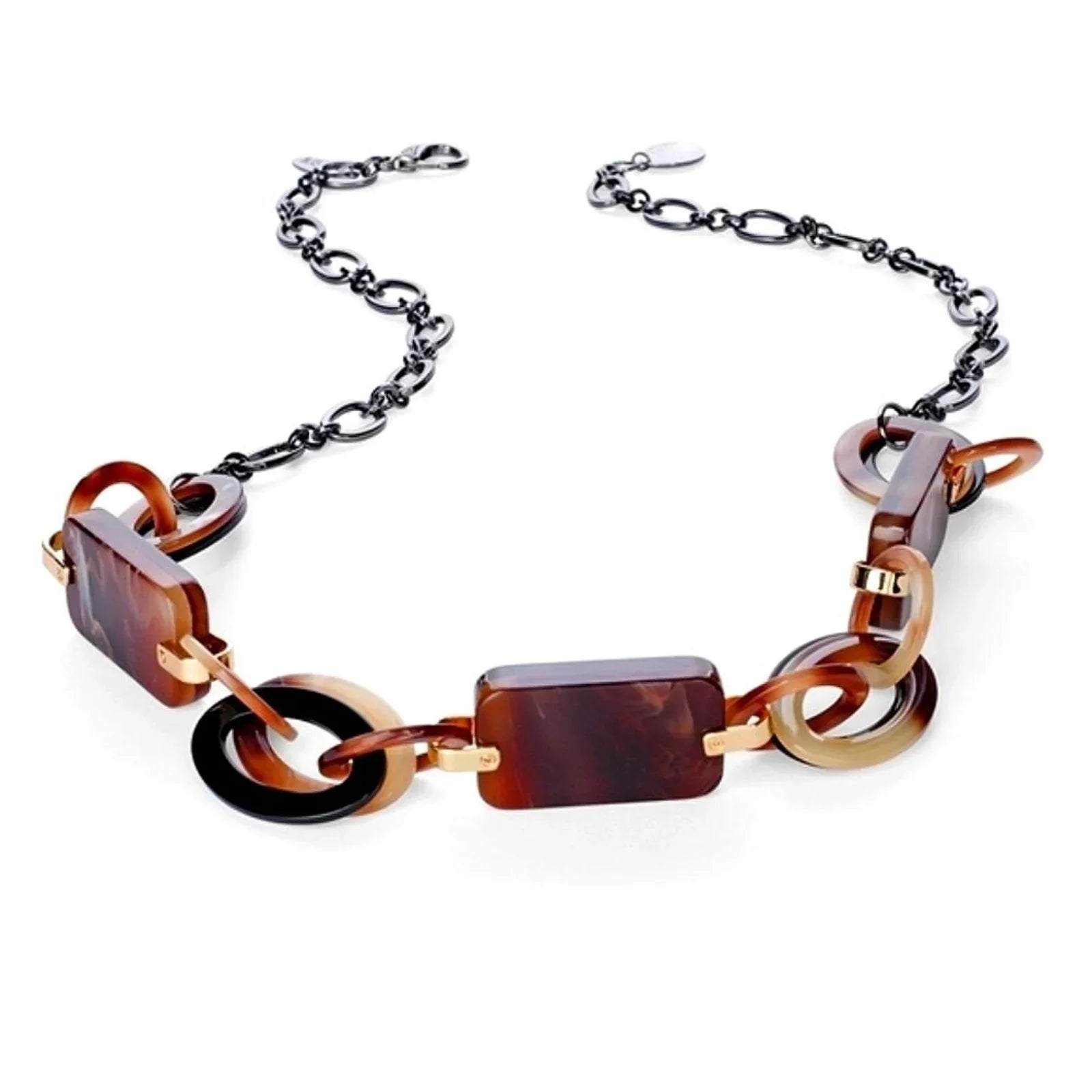 $50 NWT CHICO'S Resin Chain Belt Size Small/Medium