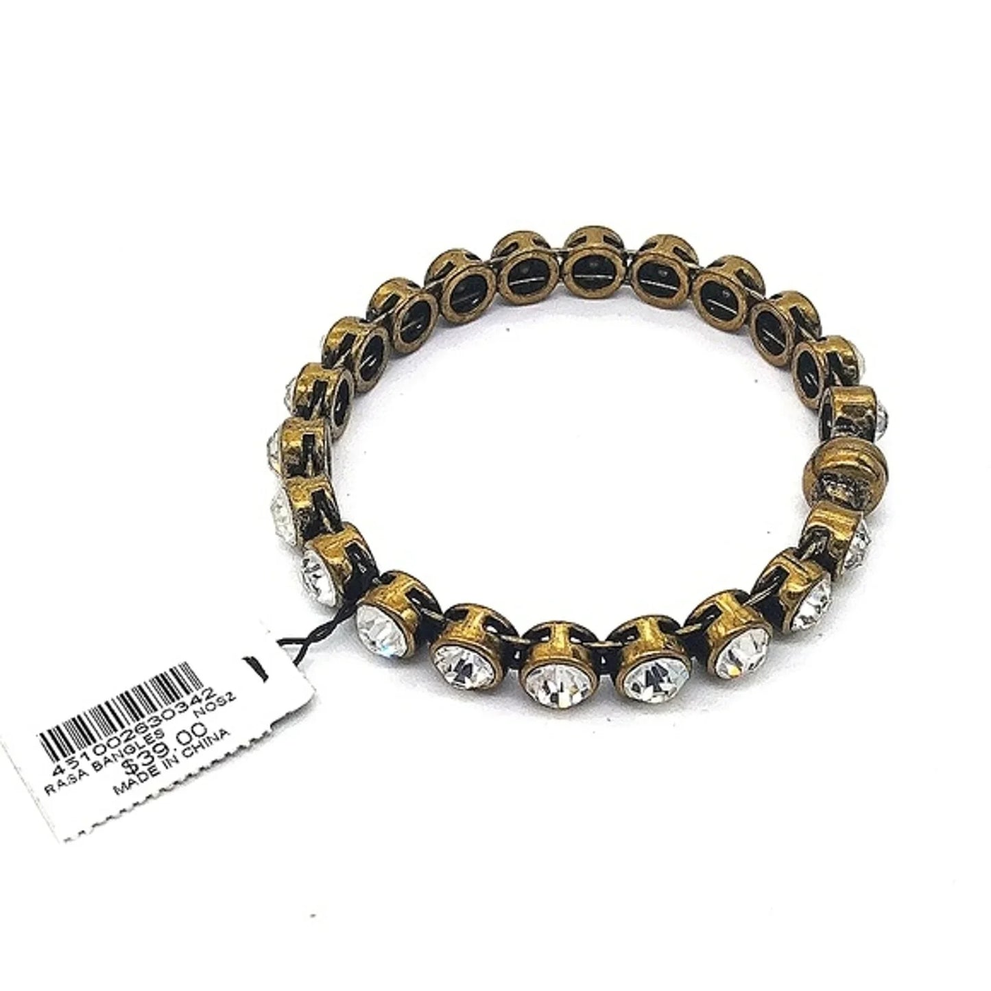$40 Chicos CZ Cubic Zirconia Rasa Bangle Bracelets NWT
