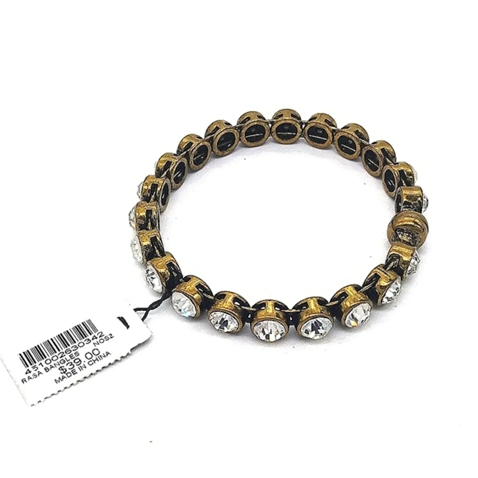 $40 Chicos CZ Cubic Zirconia Rasa Bangle Bracelets NWT