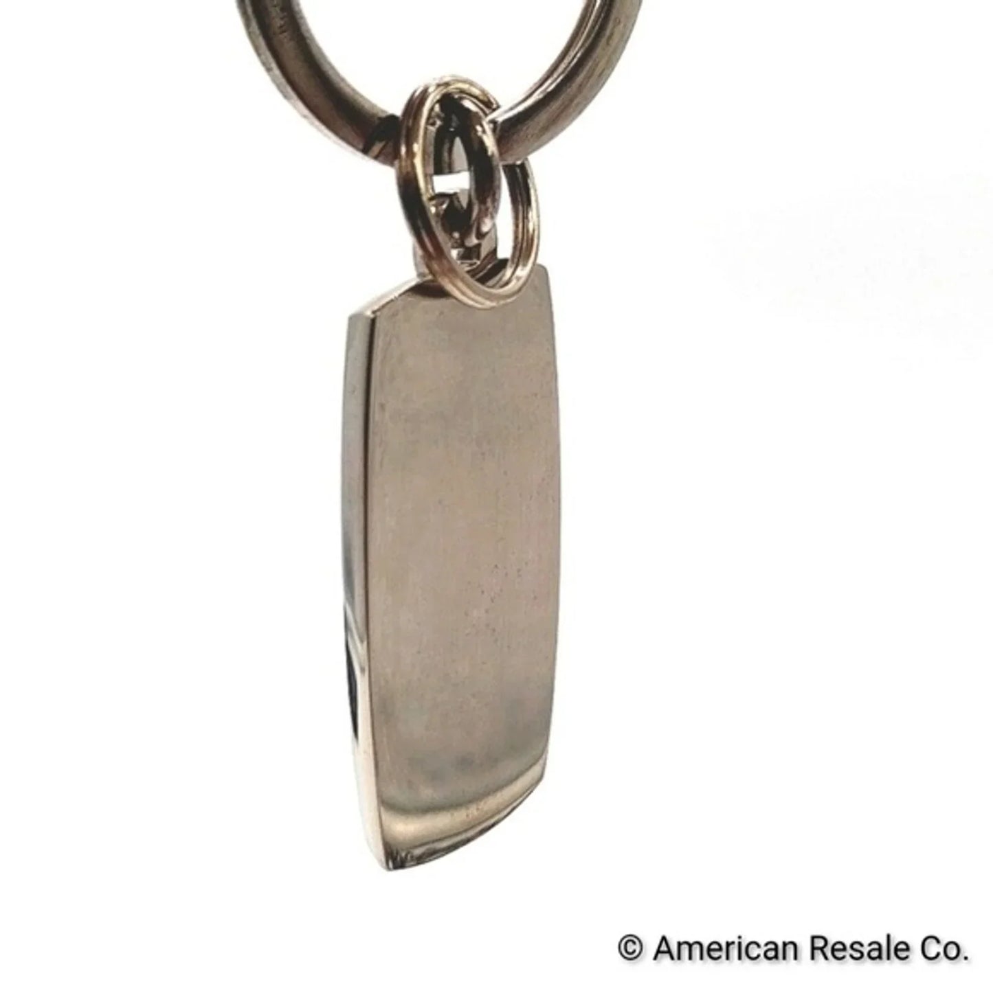 Authentic Vintage BMW M Power Logo Stainless Steel Chrome Keychain Key Fob OEM.