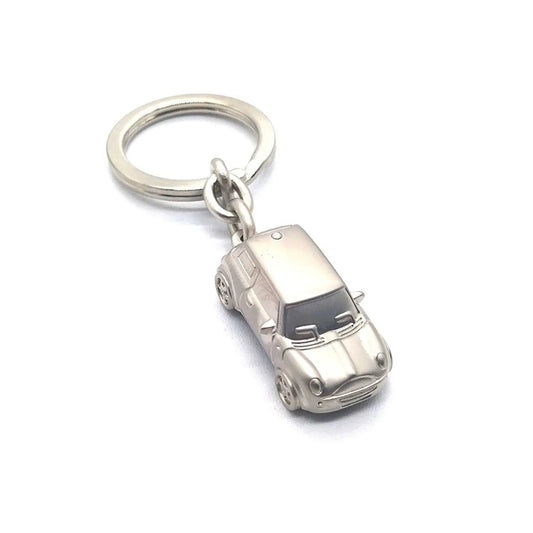 Authentic Mini Cooper Keychain Fob OEM in Nickel-Rare-New without box