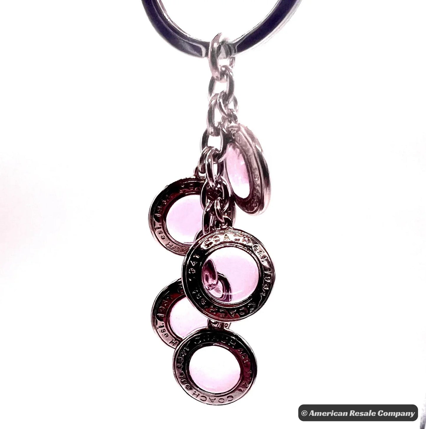 COACH Vintage Cascading Tiger Eye Multi Charm Keychain Fob-Authentic-Rare! $129