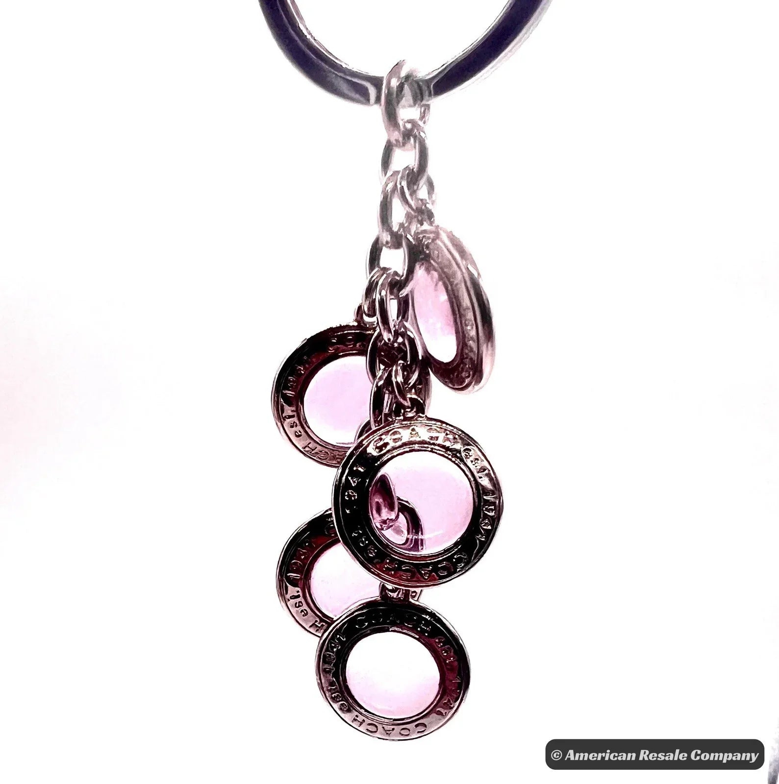 COACH Vintage Cascading Tiger Eye Multi Charm Keychain Fob-Authentic-Rare! $129