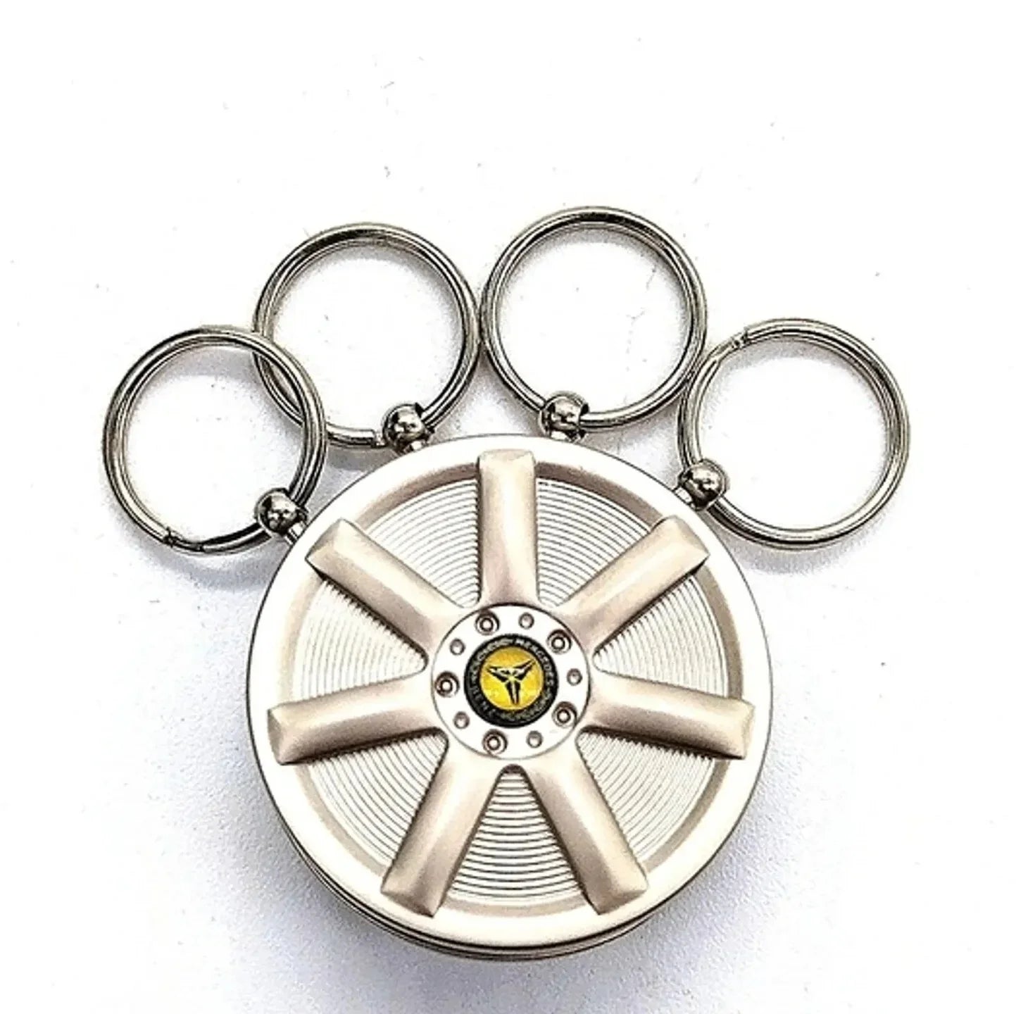 NIB Authentic Mercedes Benz Vintage Keychain Valet Fob SL Class in Nickel-OEM