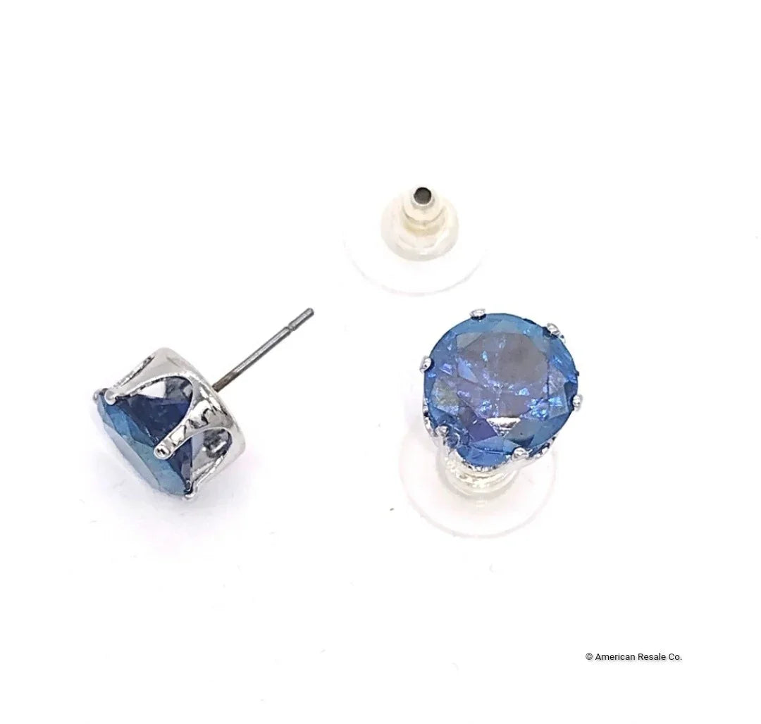 Made with Swarovski® Crystal Elements Stud Earrings 8mm 9mm 