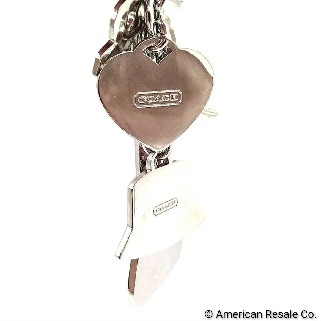 JUST IN! Vintage COACH BCA Multi Charm Keychain Fob Purse Charm