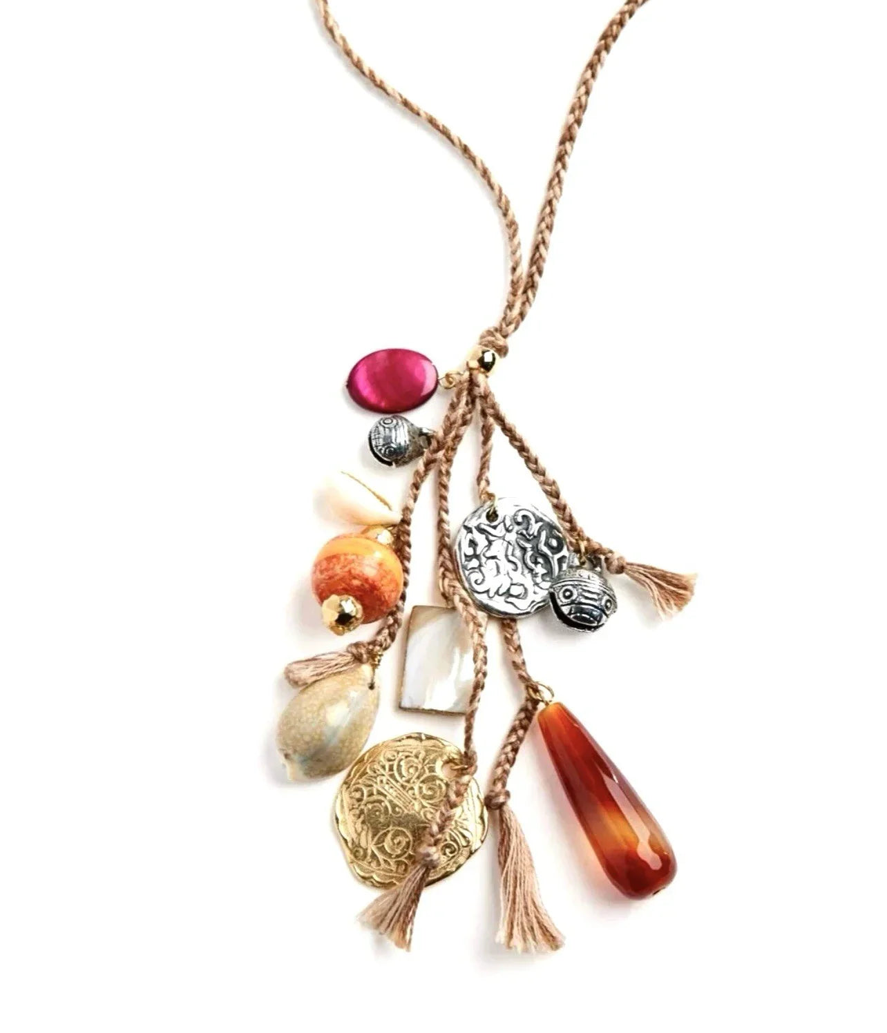 J. JILL Summer Solstice Tassel Pendant Necklace NWT $50