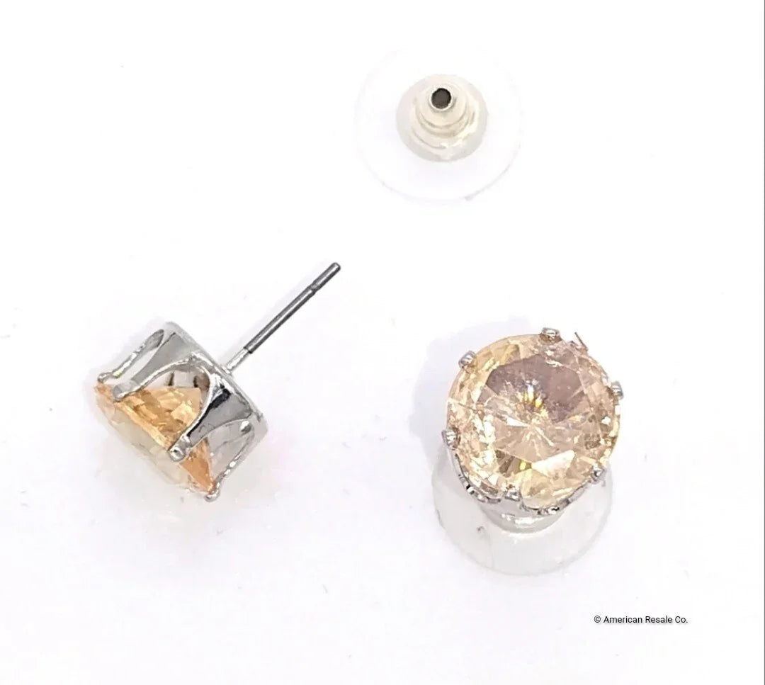 Made with Swarovski® Crystal Elements Stud Earrings 8mm 9mm 