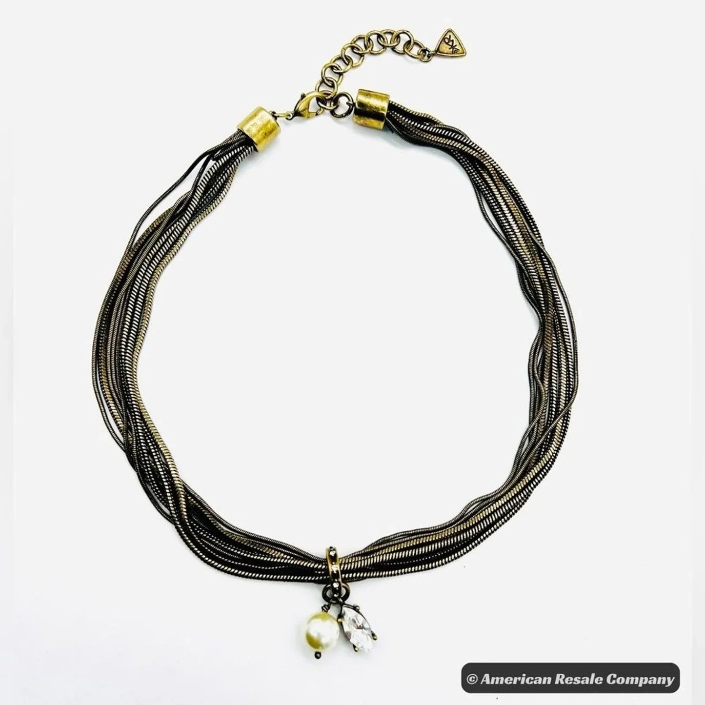 NEW Retired SILPADA Dreamy Details Layered Pearl Necklace Swarovski Crystal $80