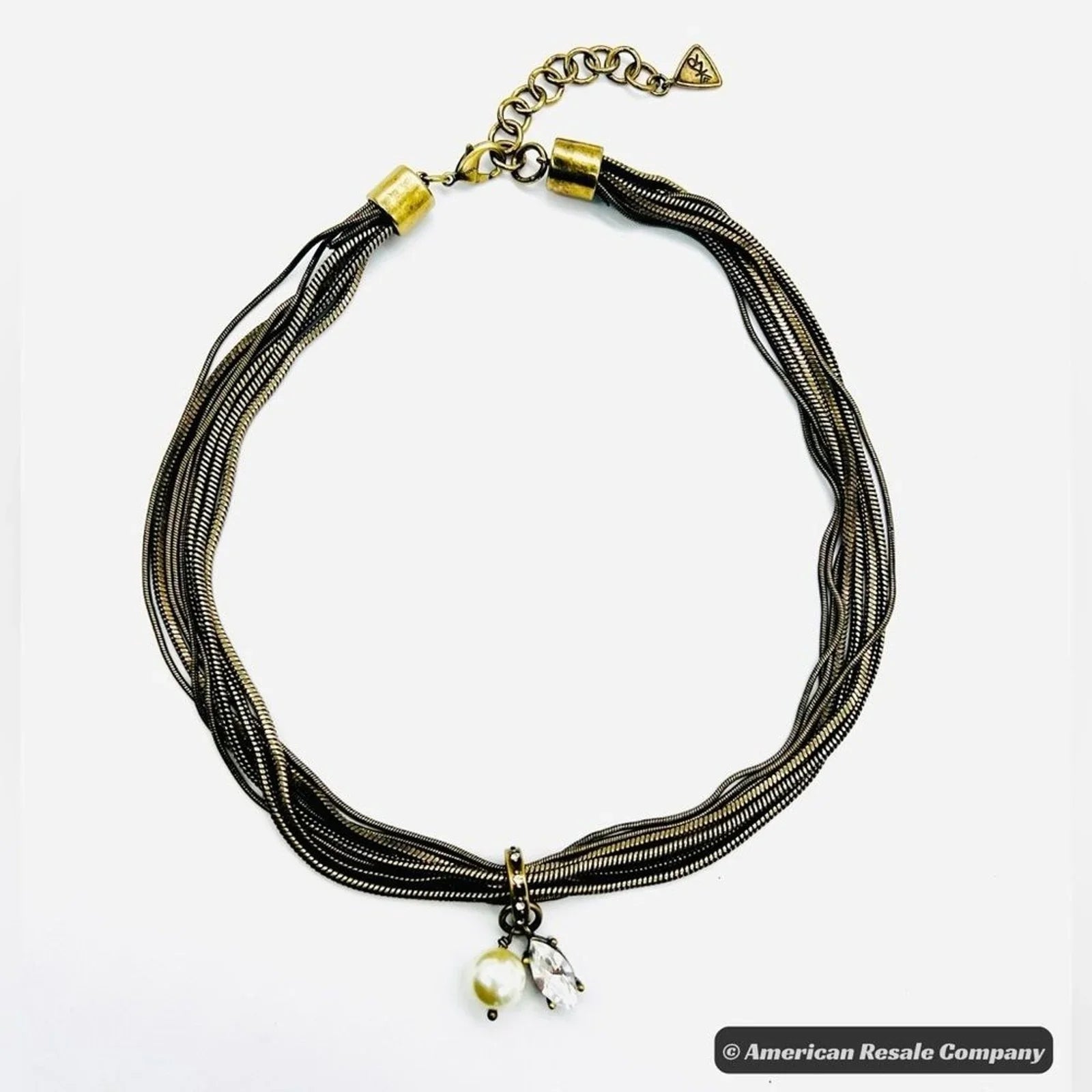 NEW Retired SILPADA Dreamy Details Layered Pearl Necklace Swarovski Crystal $80