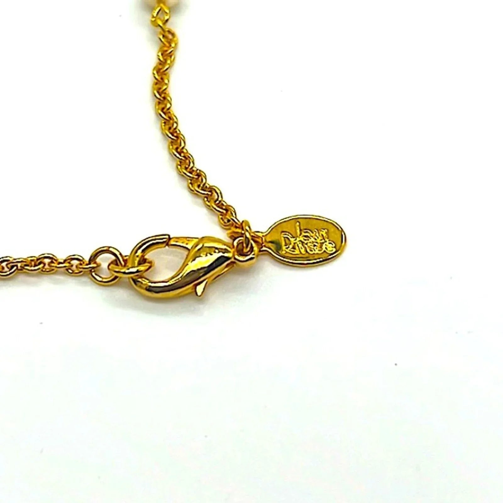 New JOAN RIVERS Vintage 48” Gold Glass Pearl Station Layered Statement Necklace