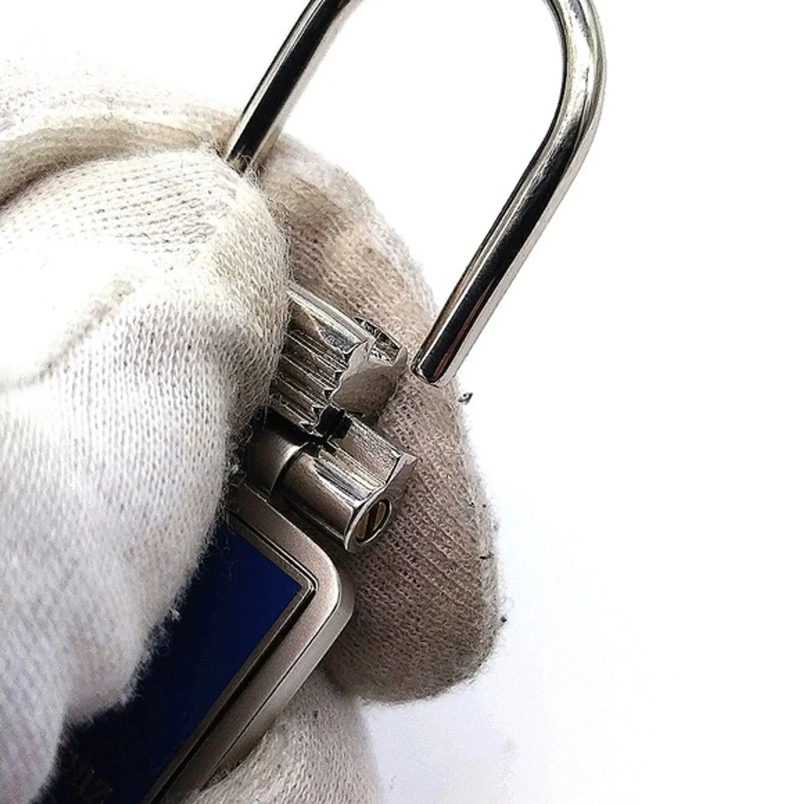 NIB Authentic Mercedes Benz Vintage Keychain Key Fob in Nickel-OEM