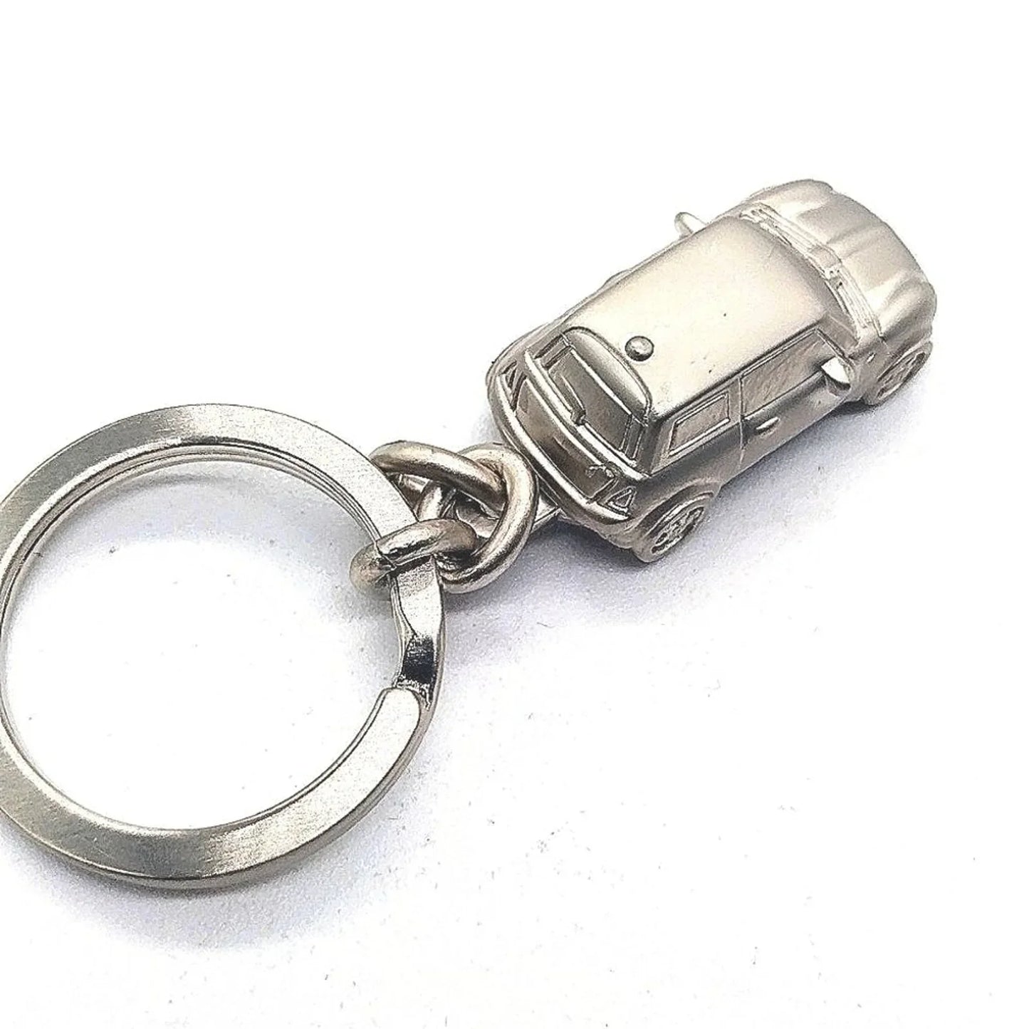 Authentic Mini Cooper Keychain Fob OEM in Nickel-Rare-New without box