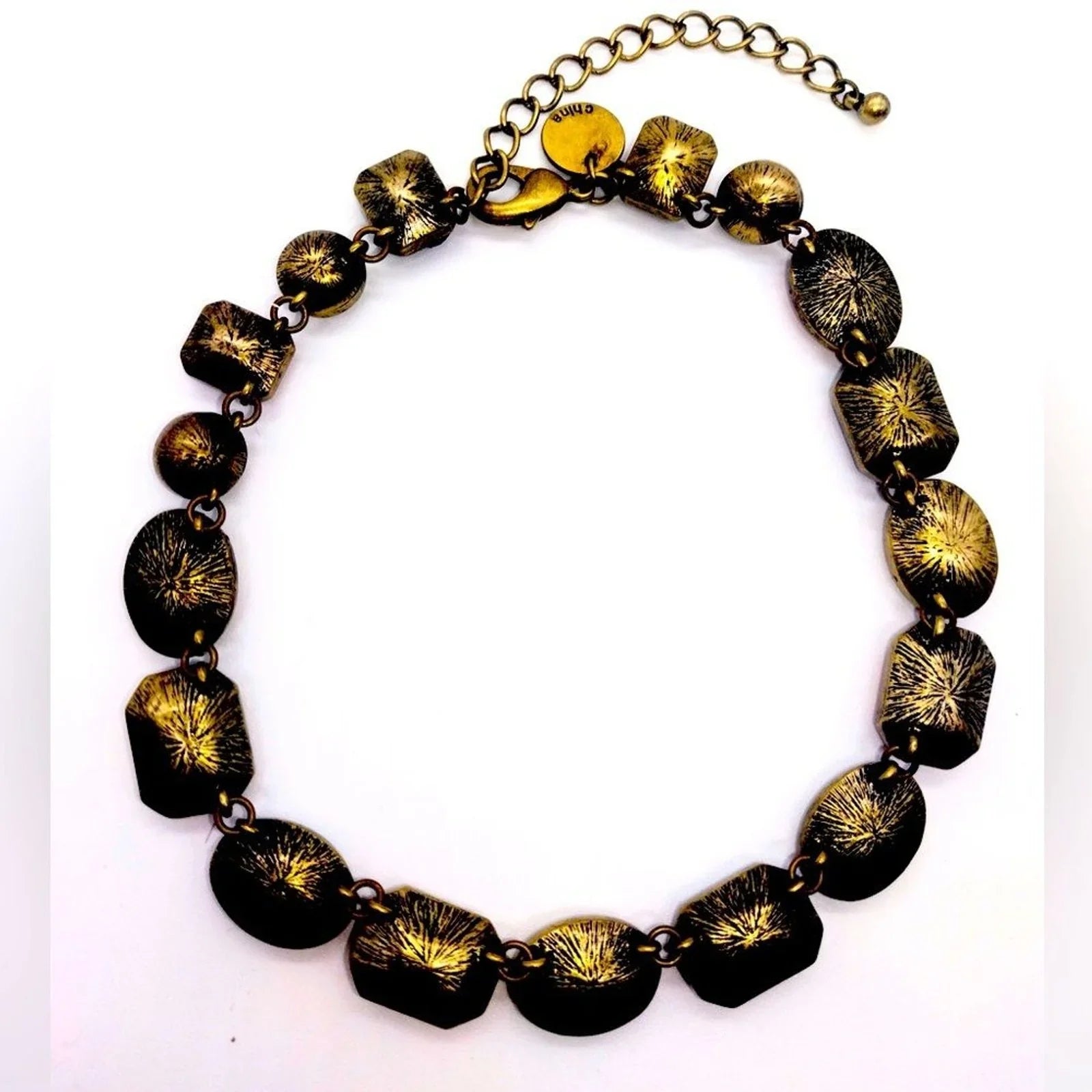 New-Kathy Van Zeeland Made with Swarovski Crystals Choker Necklace-Vintage-Rare