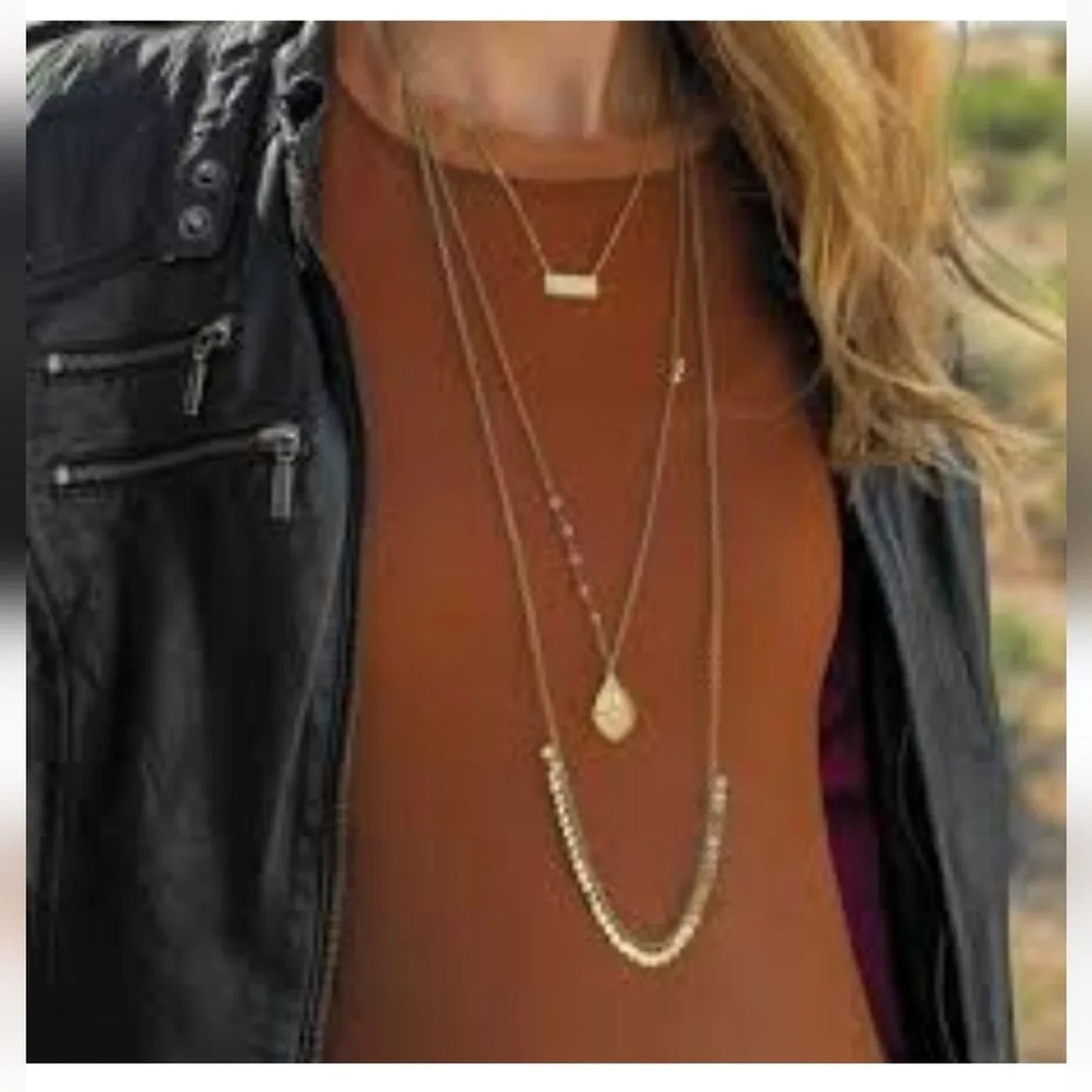 SILPADA Let it Glow Necklace in Gold Brass KR-36"