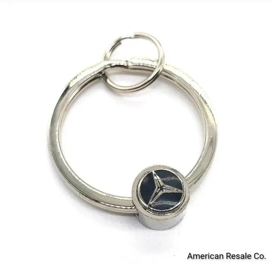 OEM Mercedes Benz Vintage Retro Keychain Fob NIB