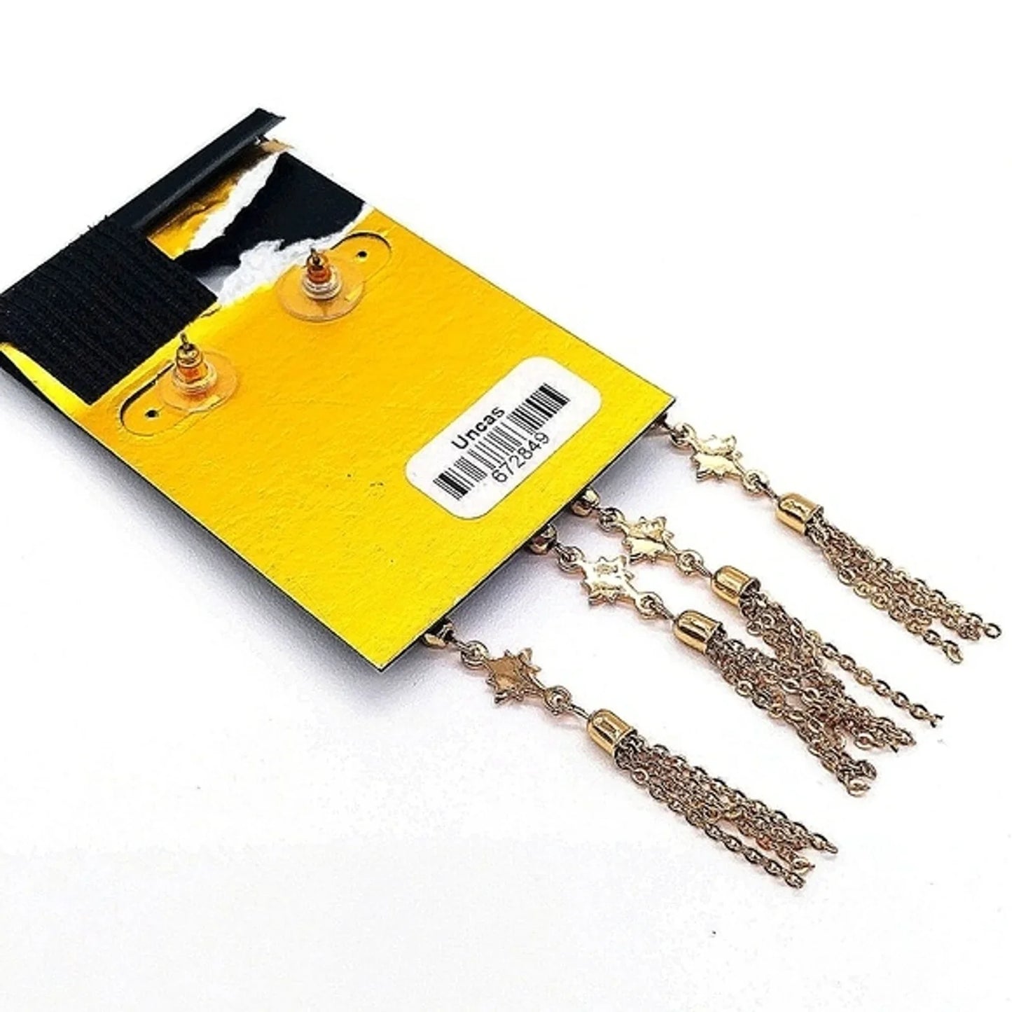 $59 Christian Siriano Hamsa Hands CZ Cubic Zirconia Drop Earrings in Gold